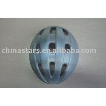 Casco gris reflectante de ciclista de seguridad para la seguridad